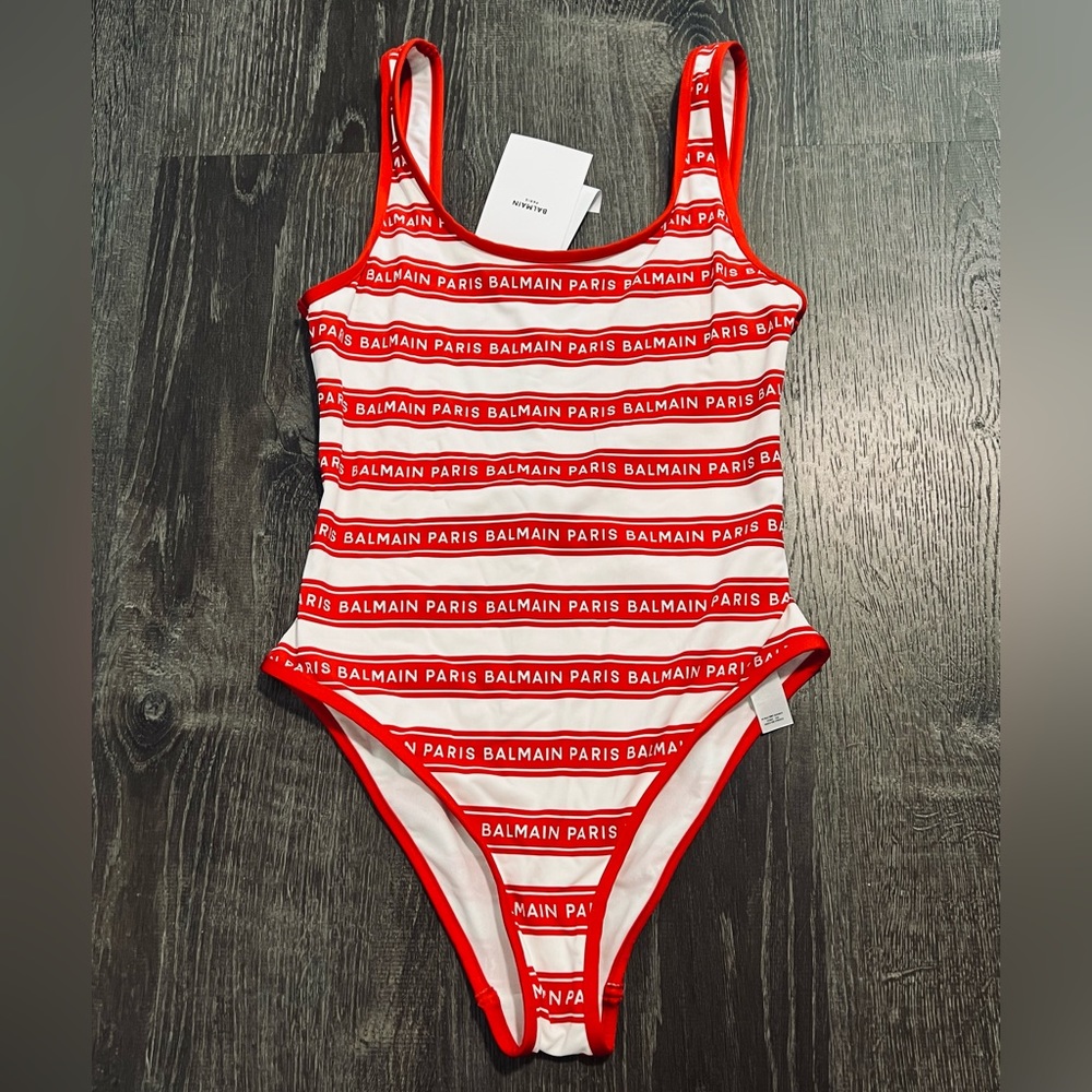 BALMAIN***Logo One-Piece Swimsuit**US 4***$590